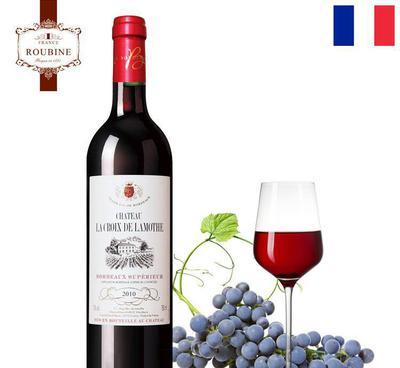 法國原瓶進口葡萄酒 拉克魯瓦拉莫特干紅葡萄酒750ml紅酒拉莫特 波爾多AOC全國招商