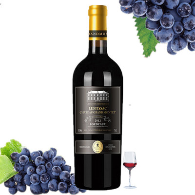 法國原瓶進口紅酒瑞帝歌夢堡干紅葡萄酒 法國波爾多AOP紅酒單支裝